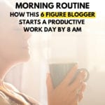 morning routine ideas