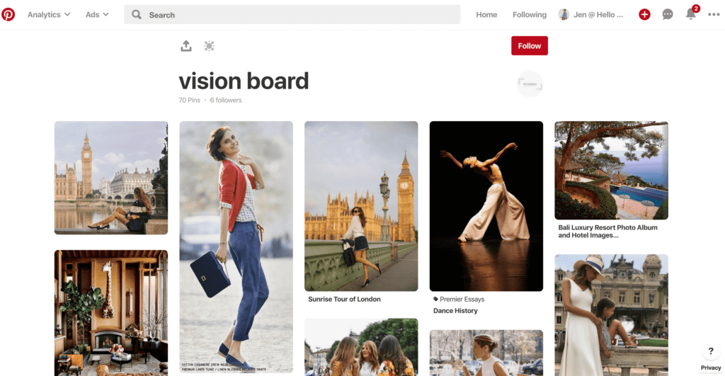 how to make a digital vision board