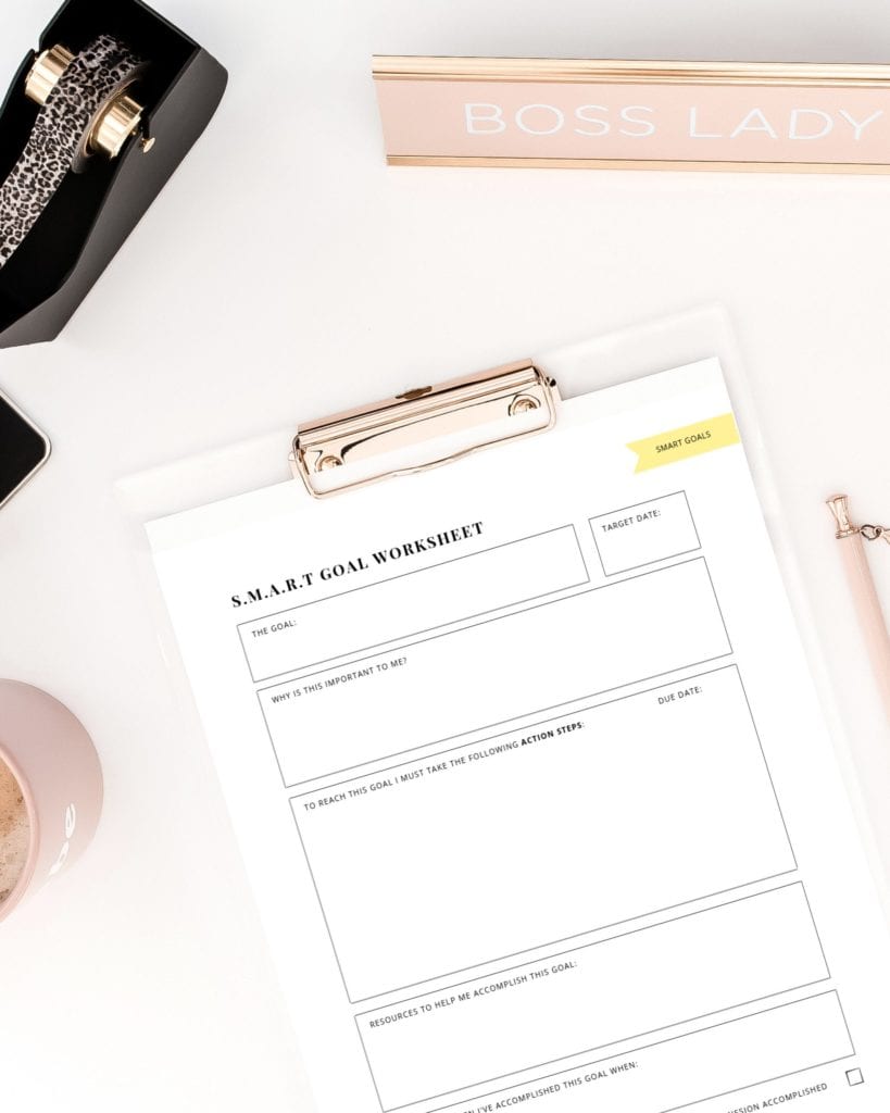 weekly monthly daily bundle planner printable mock up