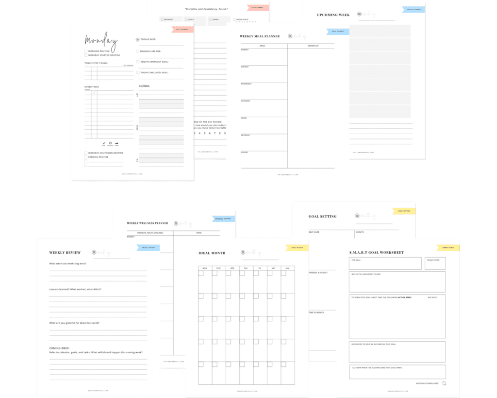 planner printables