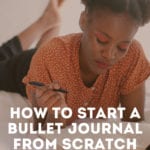 how to set up a bullet journal from scratch