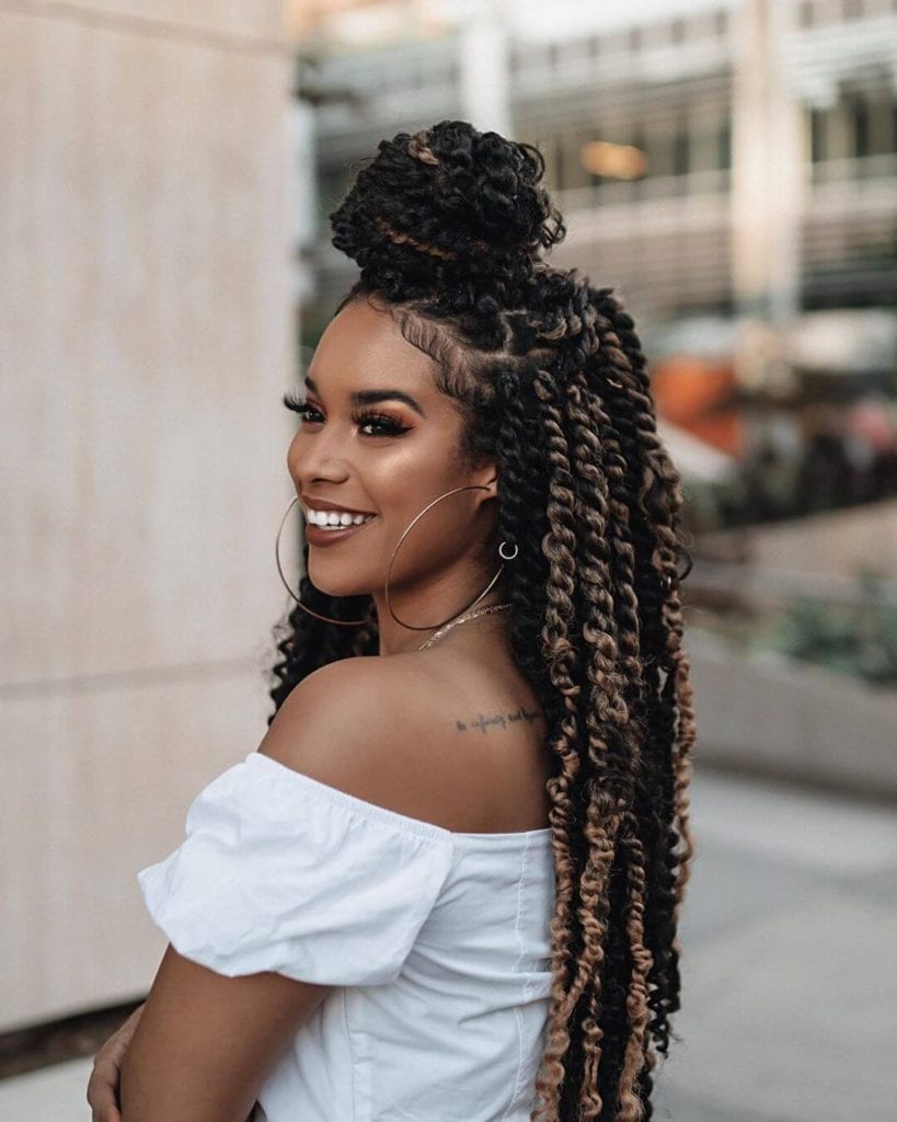 27 Beautiful Passion Twists Spring Twists Hairstyles To Obsess Over Hello Bombshell  27 Beautiful Passion Twists Spring Twists Hairstyles To Obsess Over Hello Bombshell