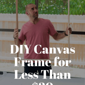diy canvas frame