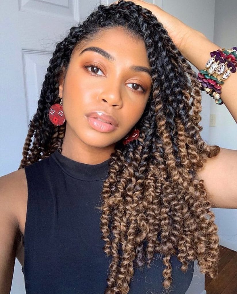 42+ Passion Twists, Spring Twist, and Braided Hairstyles - Hello Bombshell!