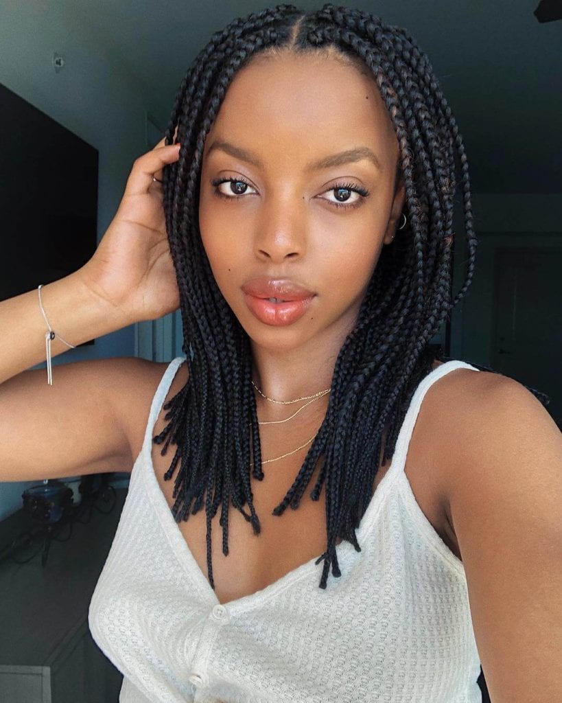 box braids hairstyles for black women