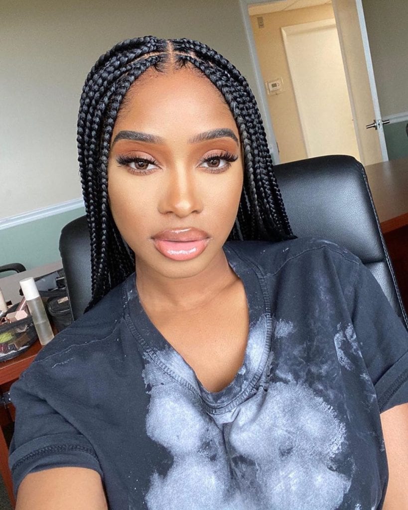 27 Beautiful Box Braid Hairstyles For Black Women Feed In Knotless  27 Beautiful Box Braid Hairstyles For Black Women Feed In Knotless