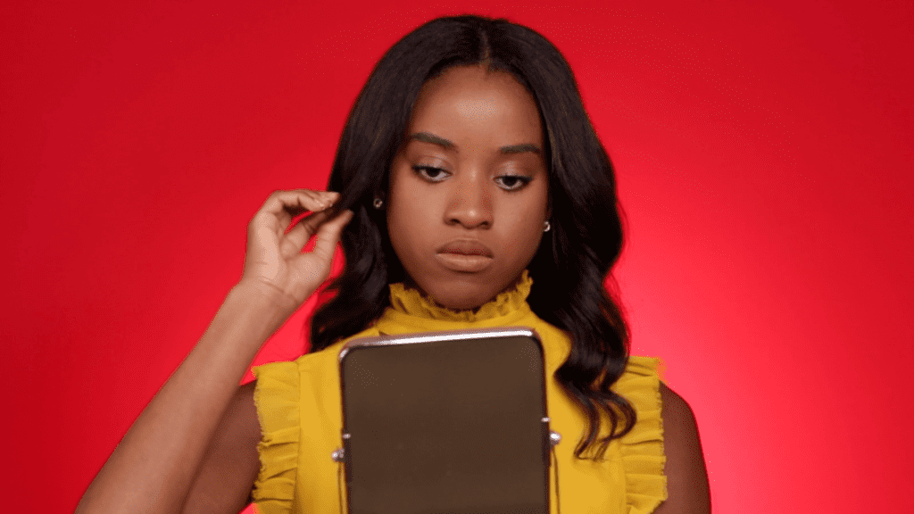 4c hair with kinky upart wig