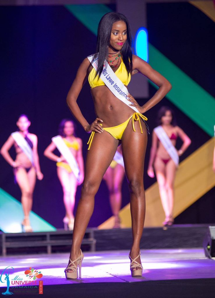 jenaae competing in miss jamaica universe beauty pageant